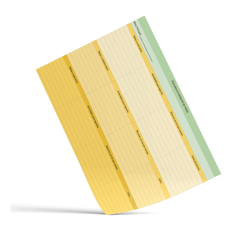 Guía de planifiación de metas